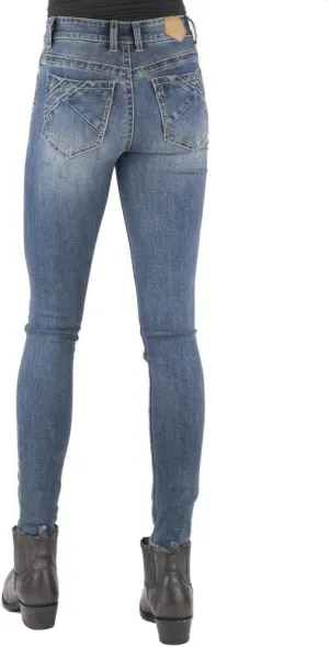 Tin Haul Western Jeans Womens Sunny High Rise Blue 10-054-0515-8000 BU