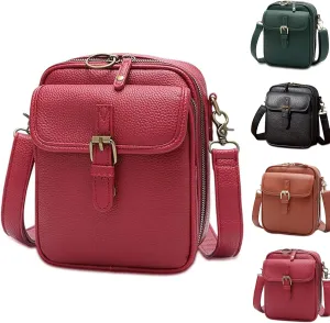 Tojoyride Crossbody Bag for Women Anti Theft Leather Mini Messenger Bag