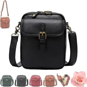 Tojoyride Crossbody Bag,Urvashi Crossbody Leather Bag,Vintage Anti Theft Shoulder Purse, with 10 Card Slots