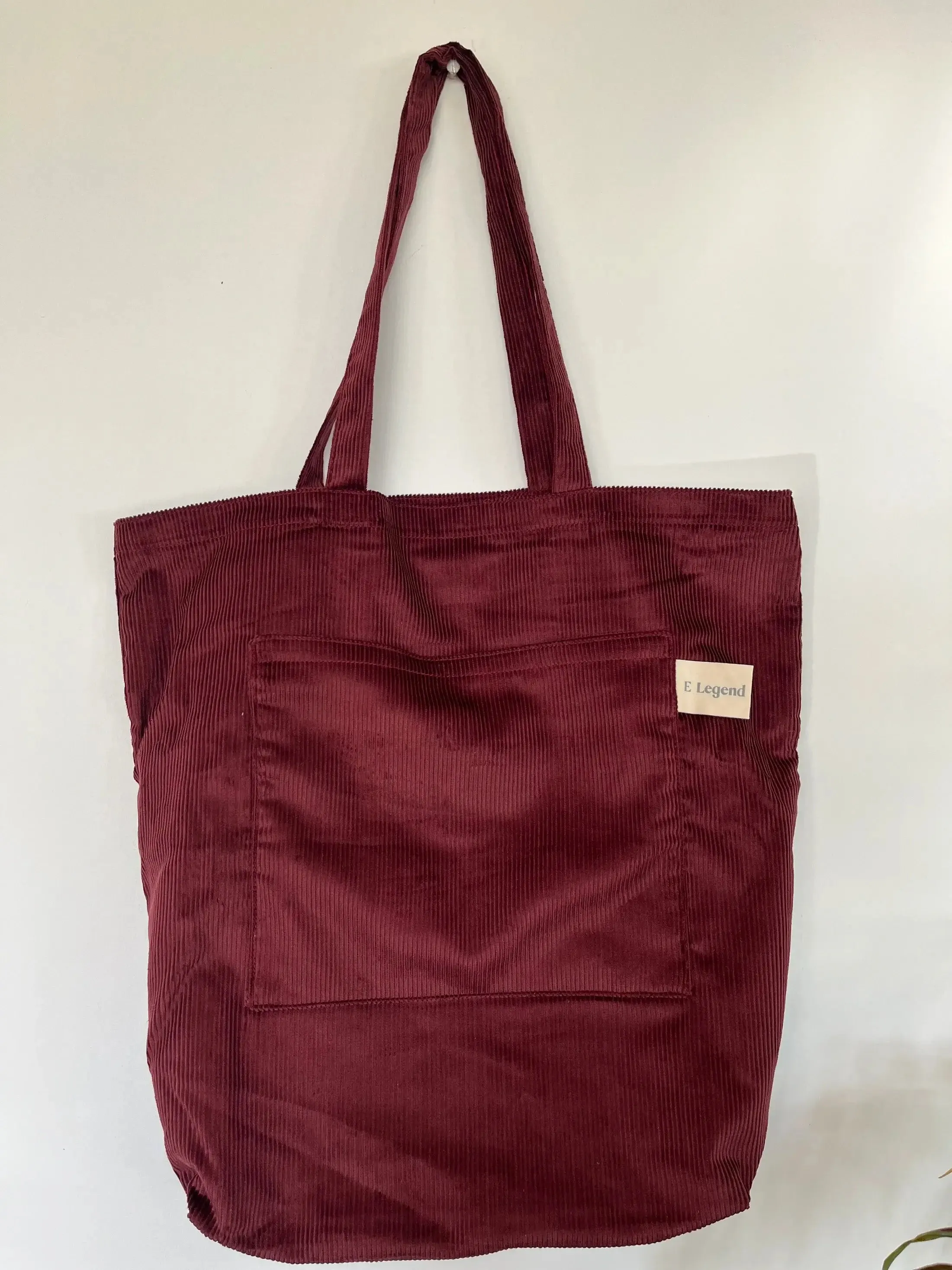 Tote bag Bordeaux Corduroy