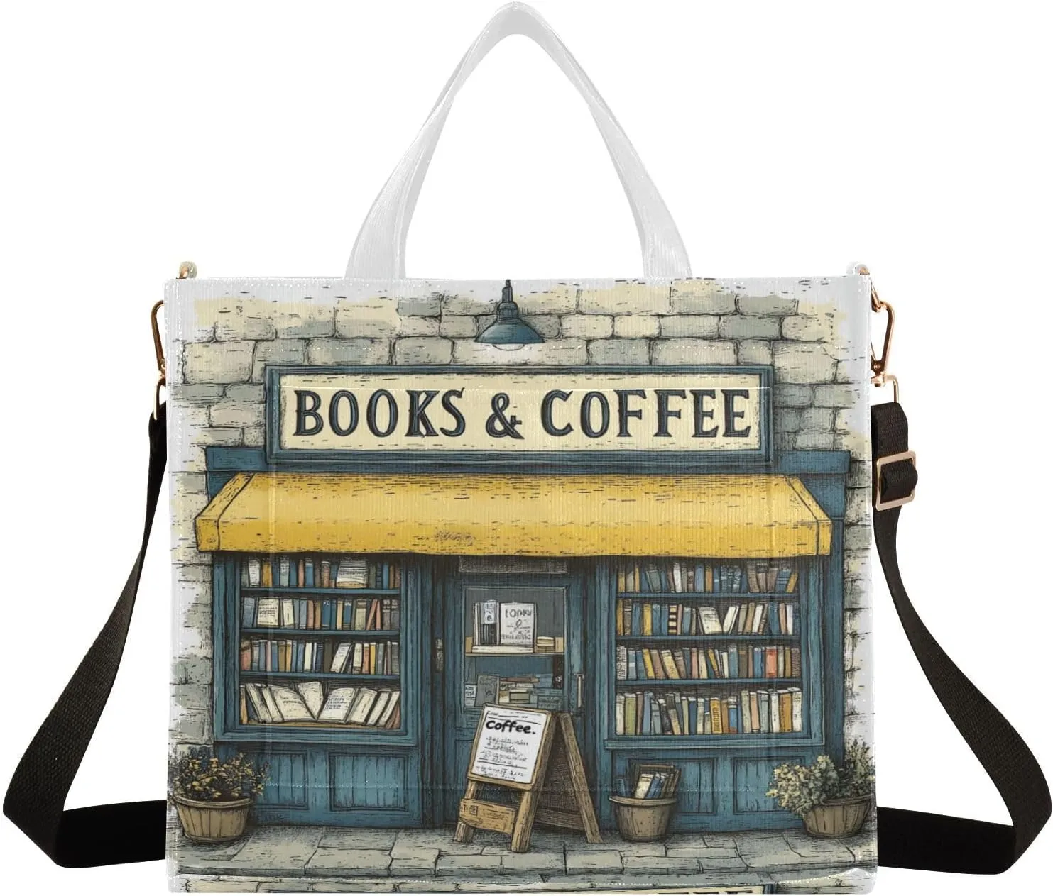 Tote Bag for Women with Inner Pockets Corduroy Crossbody Shoulder Purse Bags for Trip Office Work 13.7 * 4.9 * 12.2IN