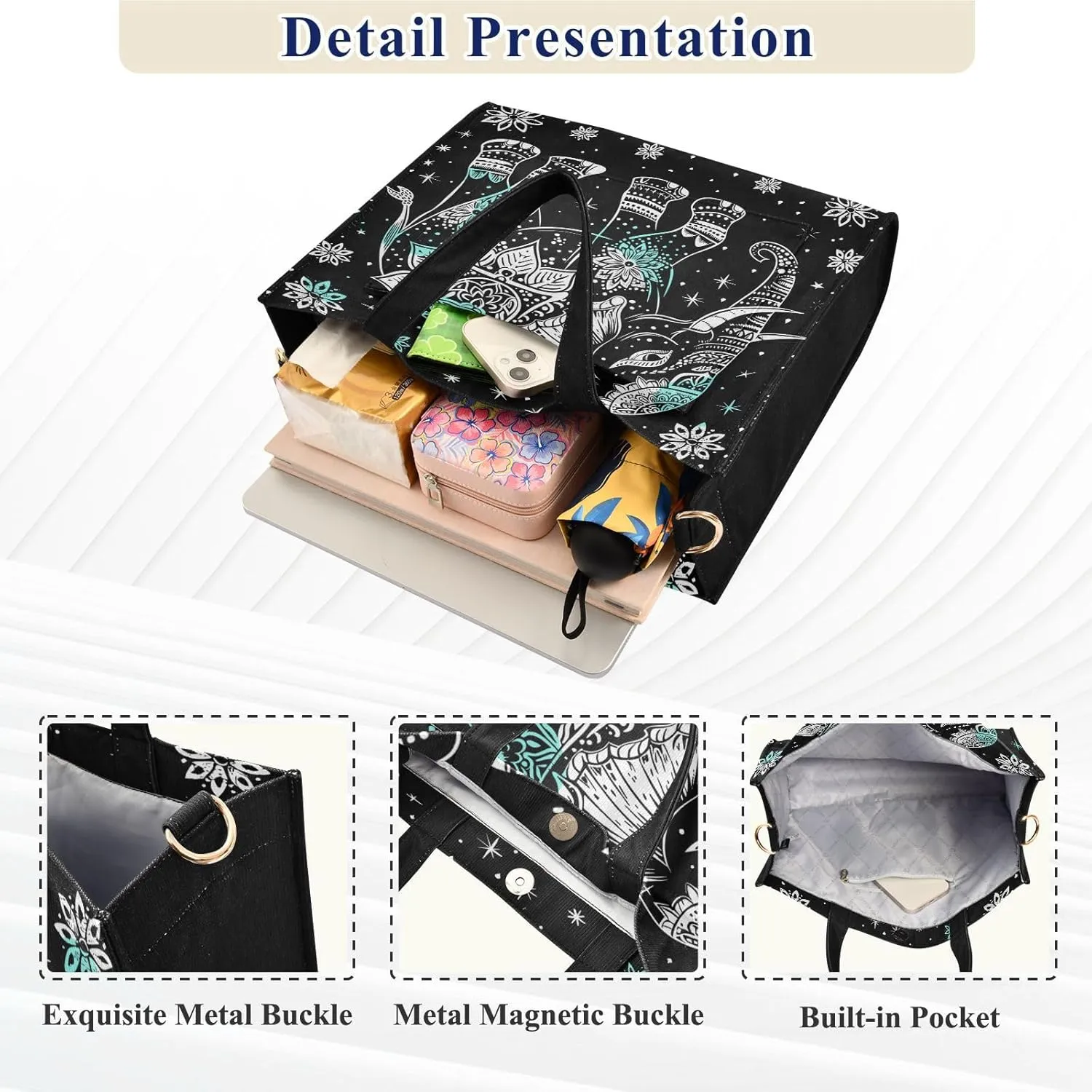 Tote Bag for Women with Inner Pockets Corduroy Crossbody Shoulder Purse Bags for Trip Office Work 13.7 * 4.9 * 12.2IN