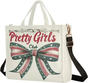 Tote Bag for Women with Inner Pockets Corduroy Crossbody Shoulder Purse Bags for Trip Office Work 13.7 * 4.9 * 12.2IN