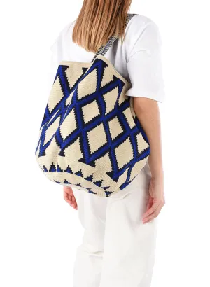 Tote beach bag WAYUU mochila bucket original from Colombia handmade fairtrade mochilon shopper extra large susu