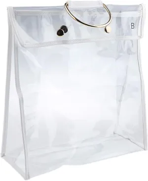 Transparent Dust Bag Clear Purse Organizer Dustproof Handbag Wardrobe Hook Holder Mother's Day (5.9’’14.6’’15.7’’)