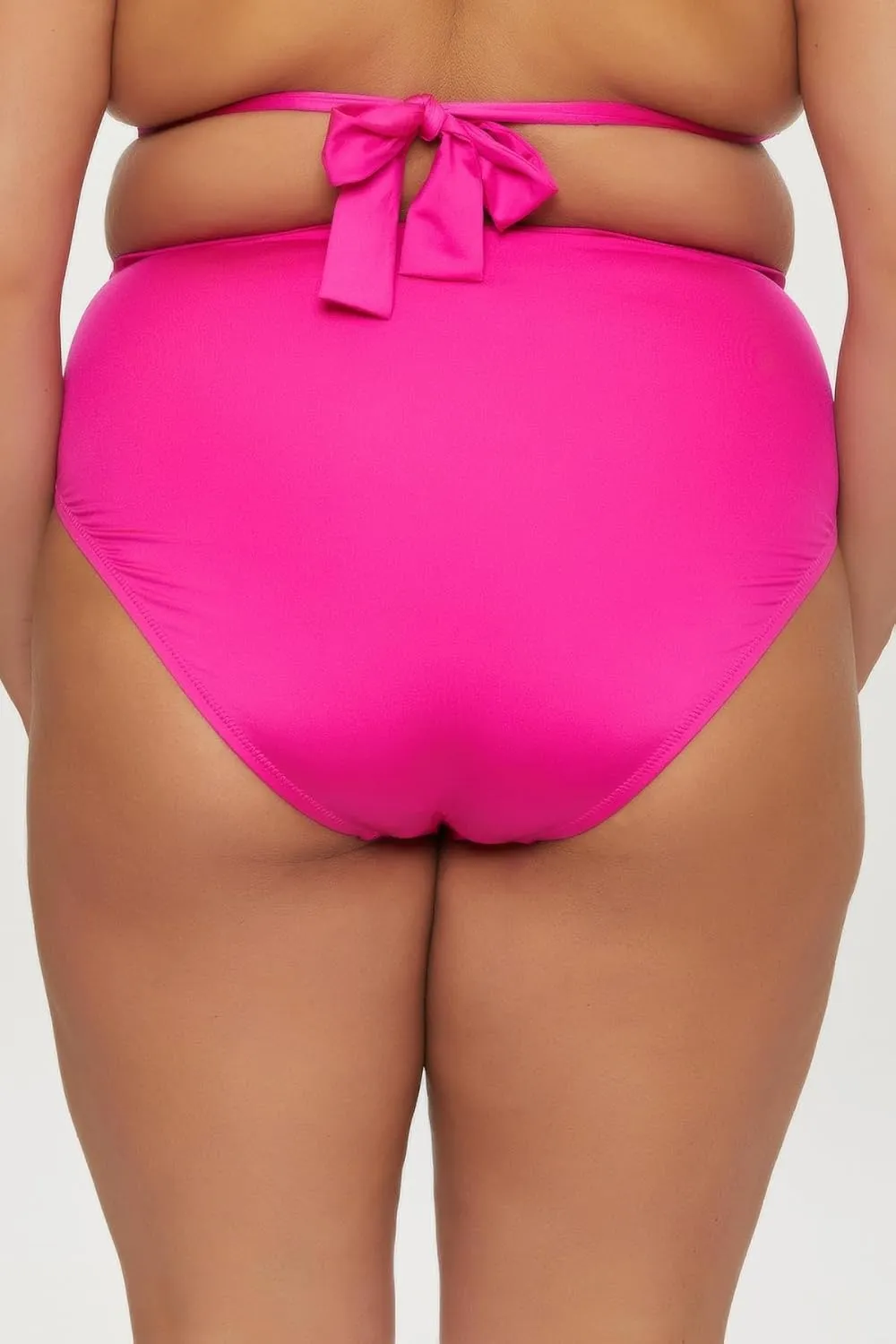 Trina Turk Women's Monaco High Waisted Bikini Bottom, Cheeky Coverage, Swimwear Separates