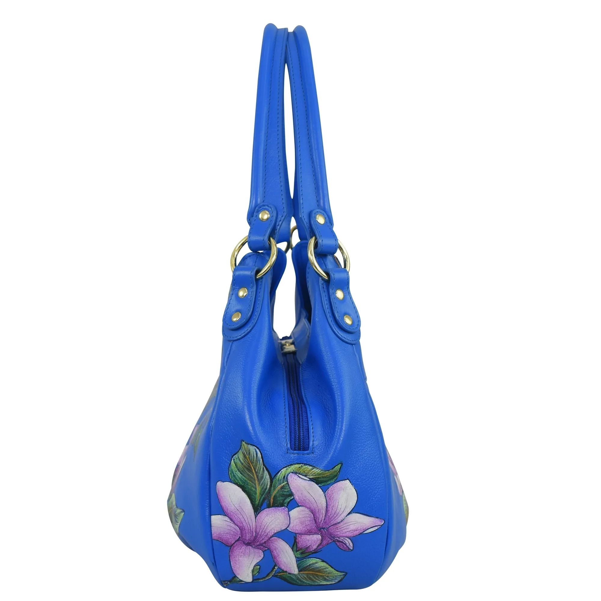 Triple Compartment Ruched Hobo - 721
