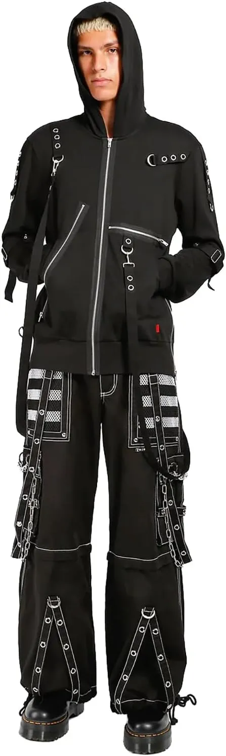Tripp Electro Pants [Black/White] Baggy Gothic Emo Punk Raver Pants
