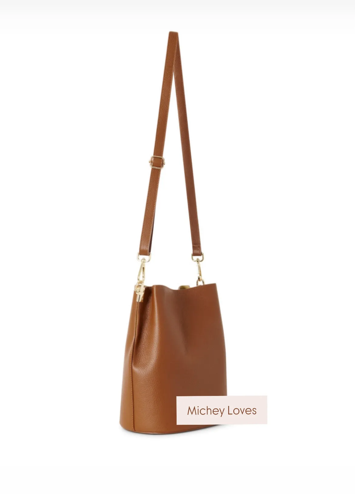 Tuscany Leather Bucket Bag | Gold