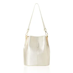 Tuscany Leather Bucket Bag | Gold