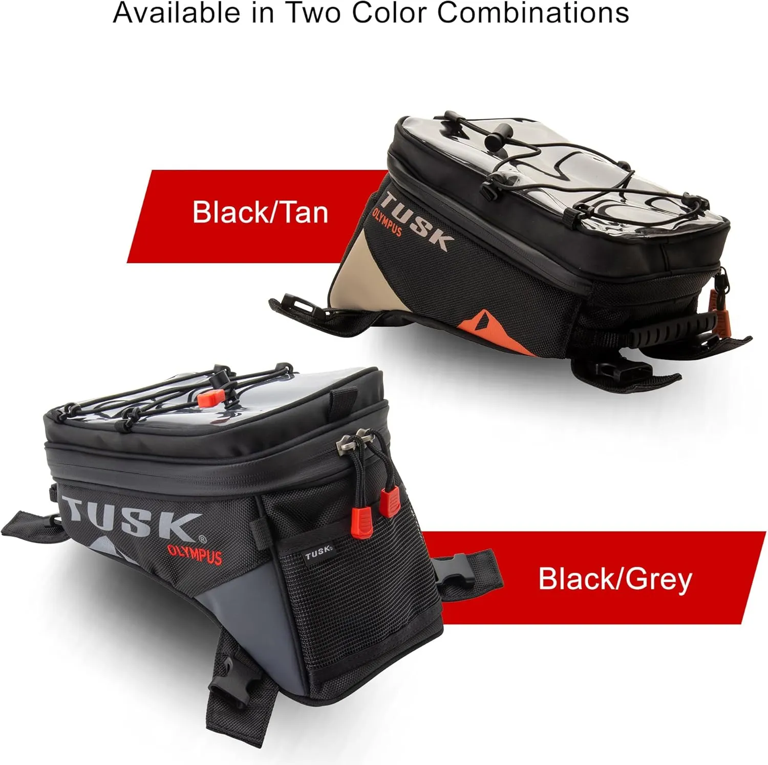 Tusk Olympus Tank Bag Small Black/Tan