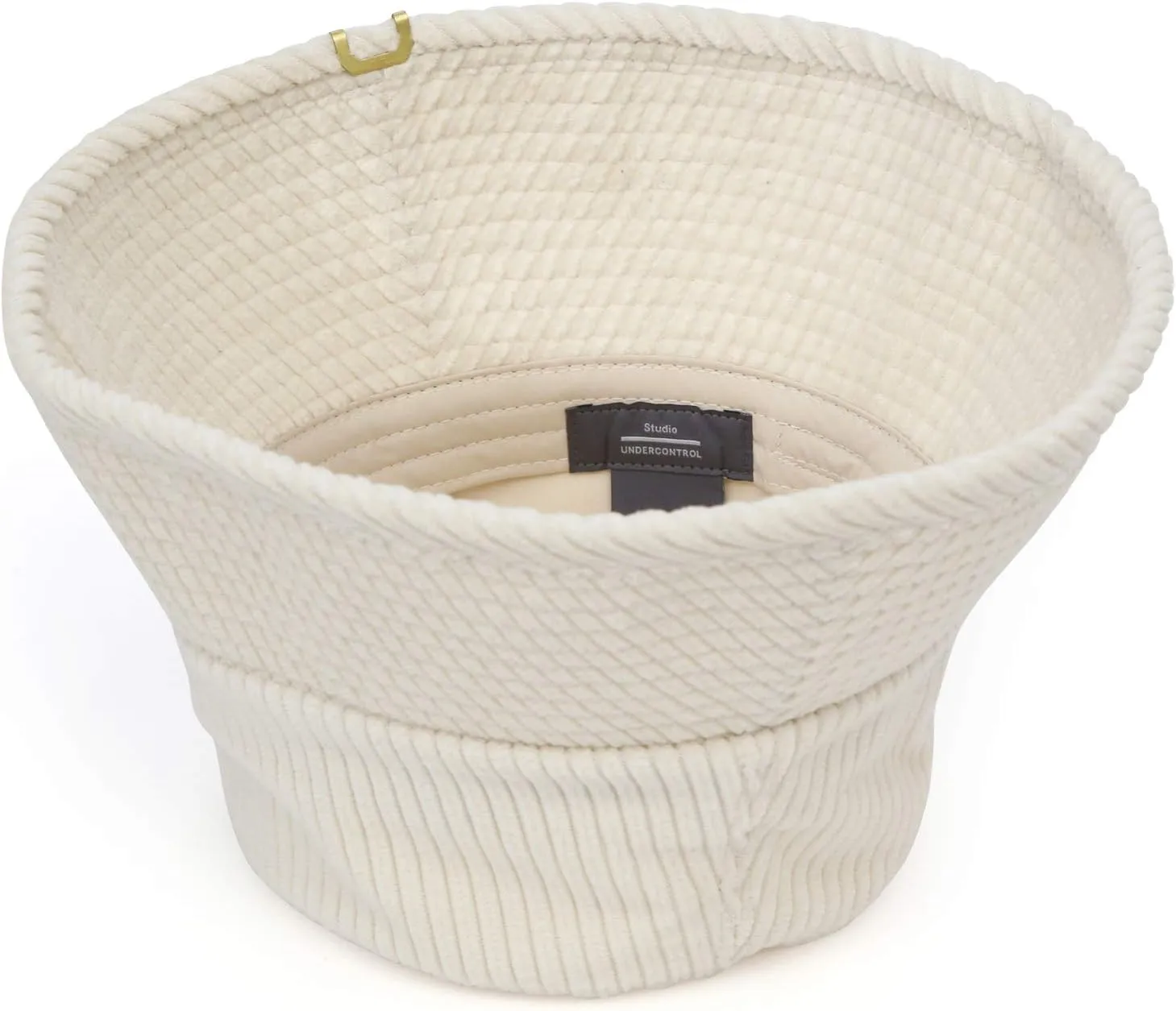 UNDERCONTROL Vintage Washed Cotton Gold Label Wide Deep Long Brim Four Season Packable Travel Safari Bucket Fashion Hat Korea
