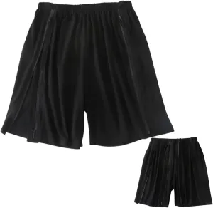 Unisex Tear Away Shorts Side Zipper Cotton Post Surgery Recovery Pants for Knee Leg Hip Surgical Recovery