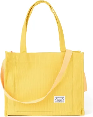 Valleycomfy Tote Bag for Women Corduroy Crossbody Tote Bag Purse Women Travel Shoulder Bags Work Handbags Everyday Hobo Bag