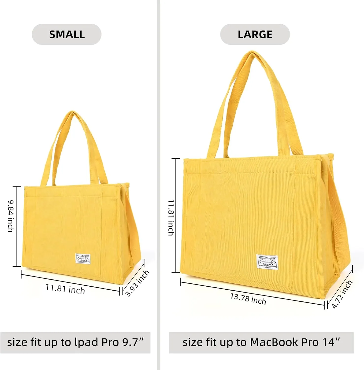 Valleycomfy Tote Bag for Women Corduroy Crossbody Tote Bag Purse Women Travel Shoulder Bags Work Handbags Everyday Hobo Bag