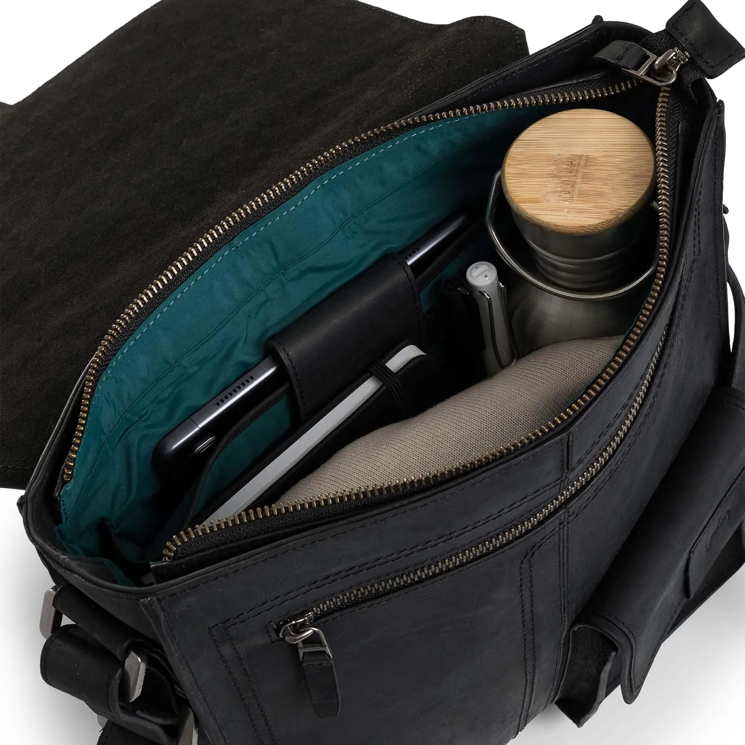 VELEZ Top Grain Leather Messenger Bag For Men and Women | 11” Tablet | Small Crossbody Bags | Vintage Shoulder Bags
