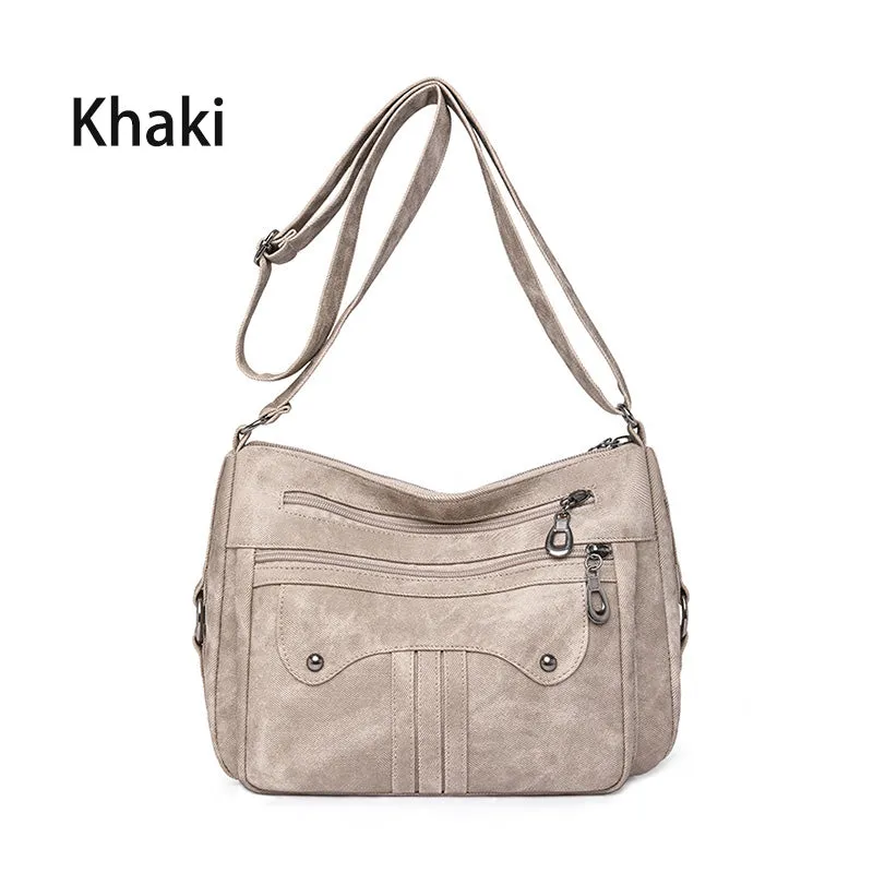 💕Versatile Vintage Large Capacity Shoulder Crossbody Bag👜
