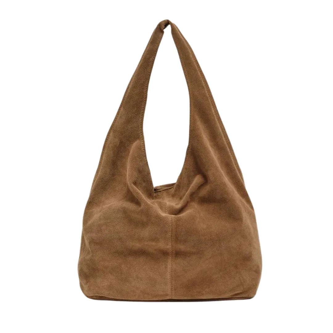 Vestirsi Sienna Brown Suede Hobo