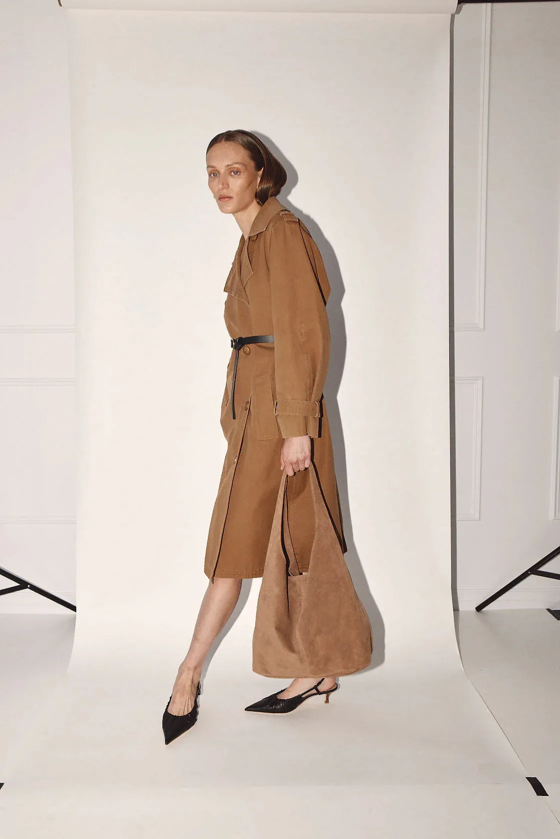 Vestirsi Sienna Brown Suede Hobo