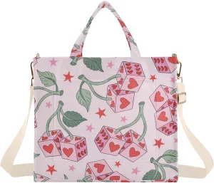 VIGTRO Corduroy Tote Bag for Women Crossbody Bags Shoulder Handbag, Messenger Bag Purse with Adjustable Strap Size S/M