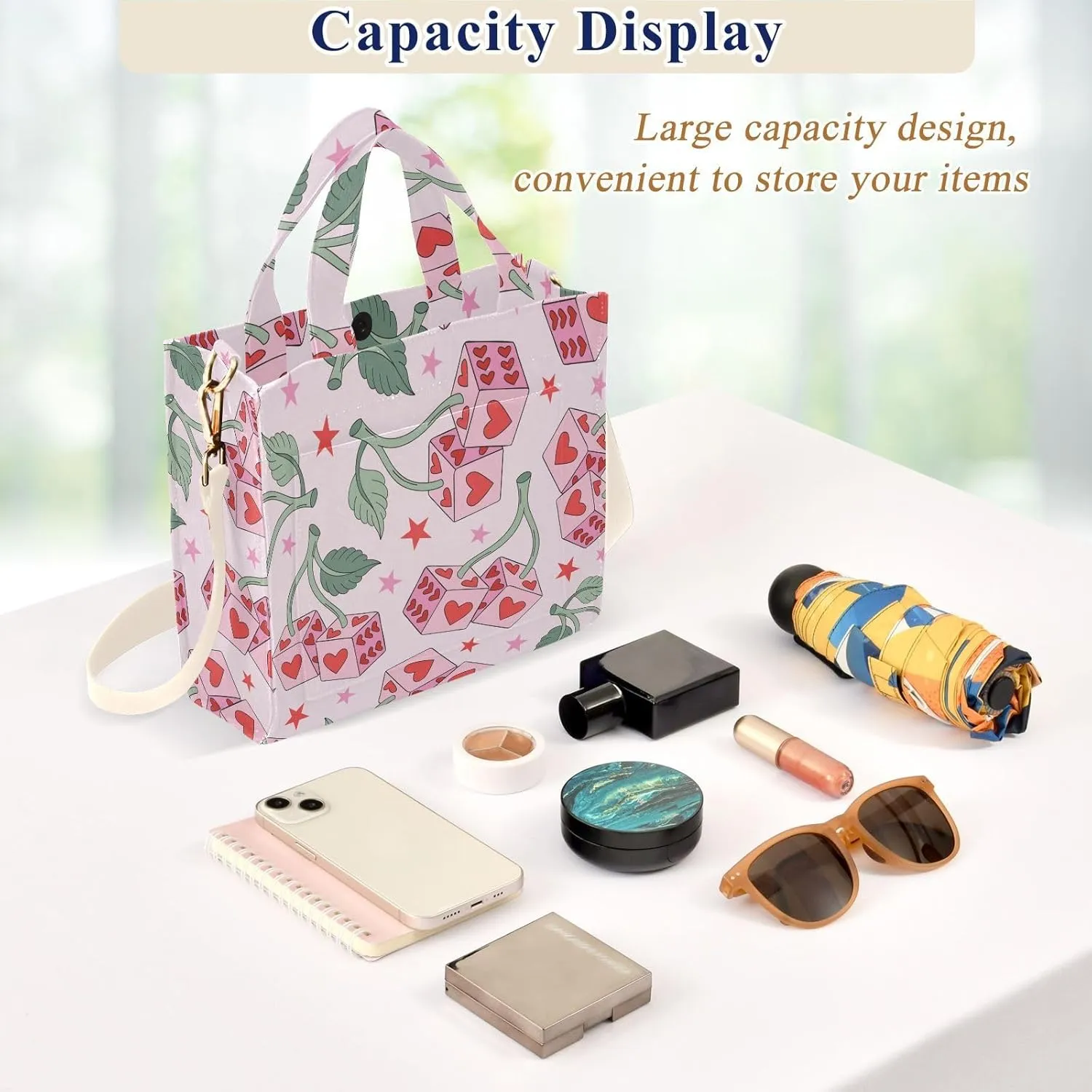 VIGTRO Corduroy Tote Bag for Women Crossbody Bags Shoulder Handbag, Messenger Bag Purse with Adjustable Strap Size S/M