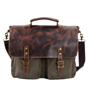 Vintage Canvas Shoulder Bag | ANSEN