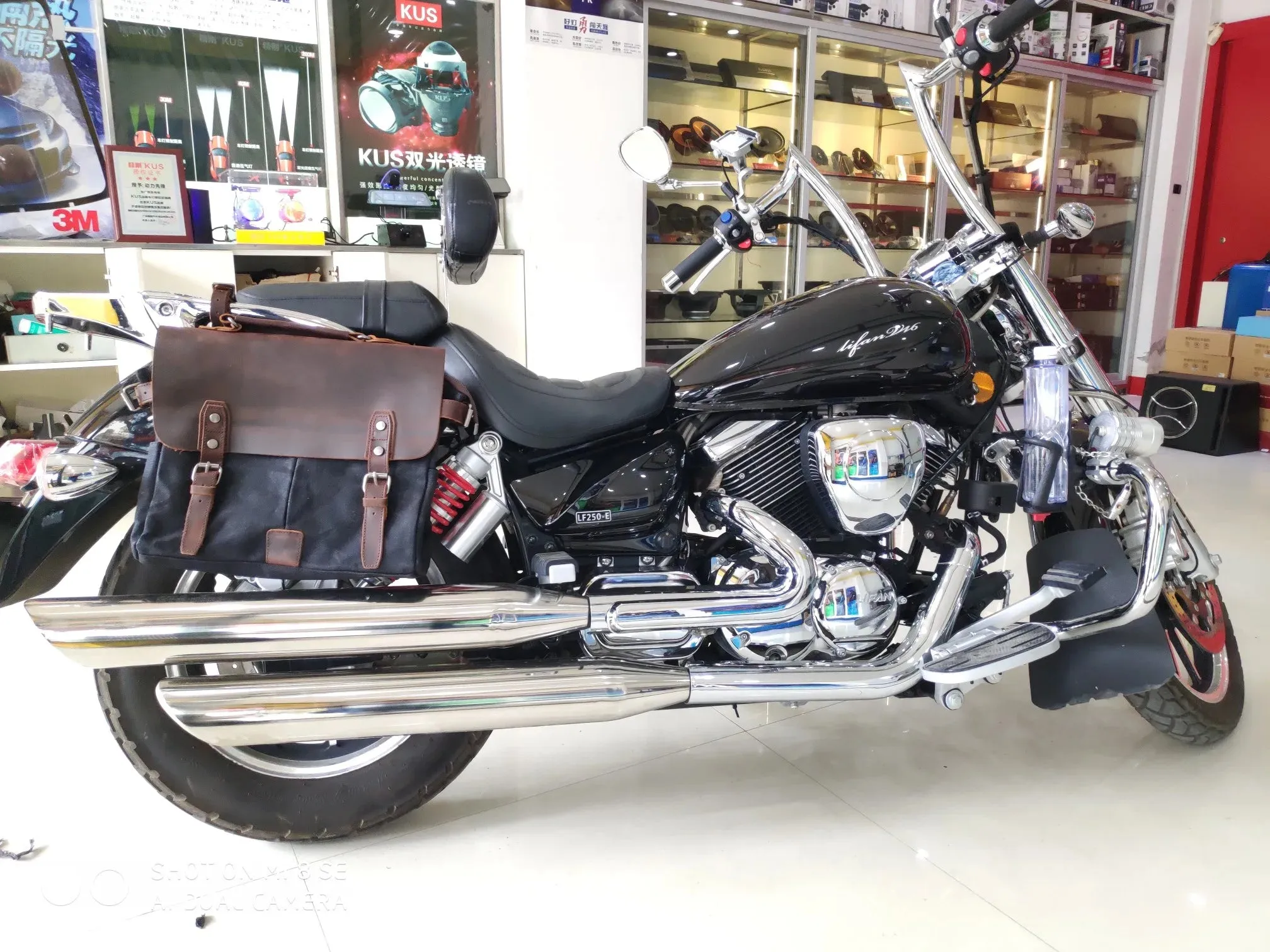 Vintage Waxed Canvas Male Messenger Bag