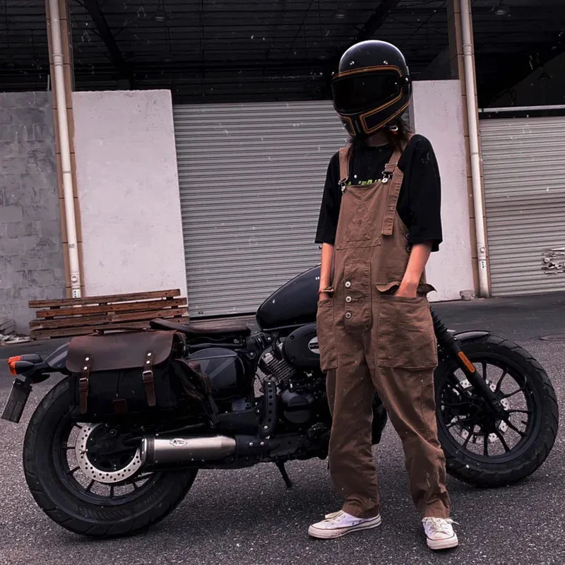Vintage Waxed Canvas Male Messenger Bag