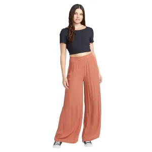 Volcom Women's Stoneshine Junki Wide Leg Beach Pant