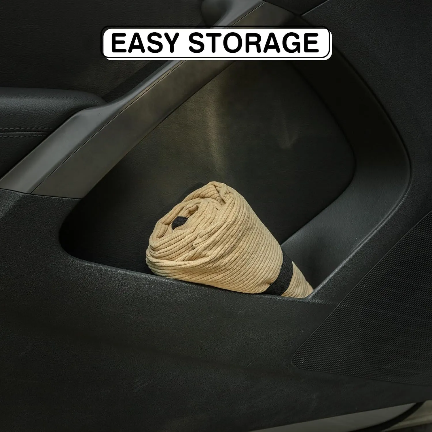 Waterproof Car Seats Covers 2pcs Beige - Universal Car Seats Cushion for Sedan SUV Truck Front OR Back Seat - Anti-Slip Auto Seats Protector Suit for After Yoga Gym Biking Running Workout