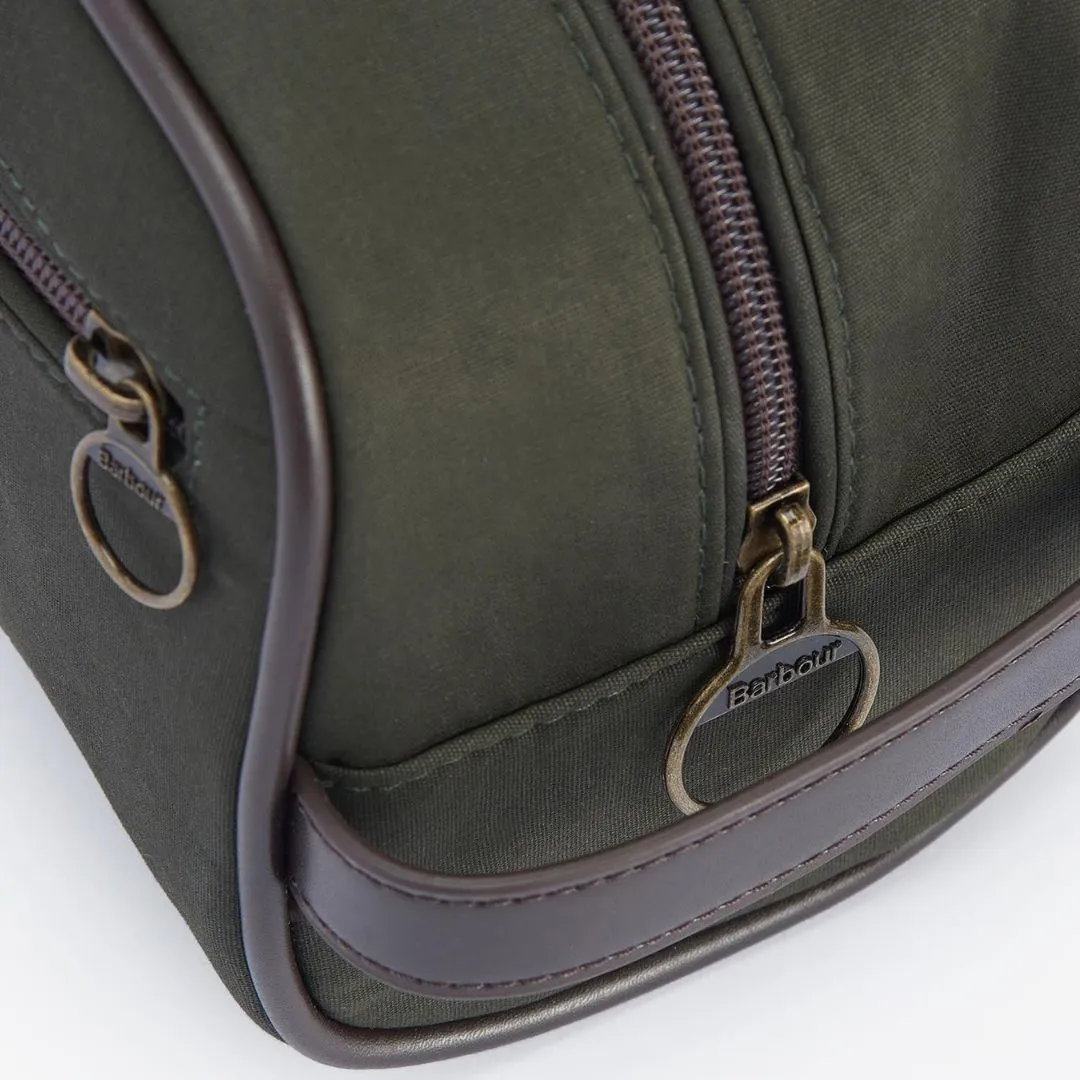 Wax Washbag (Olive   Brown)