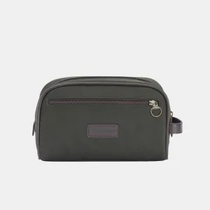 Wax Washbag (Olive   Brown)