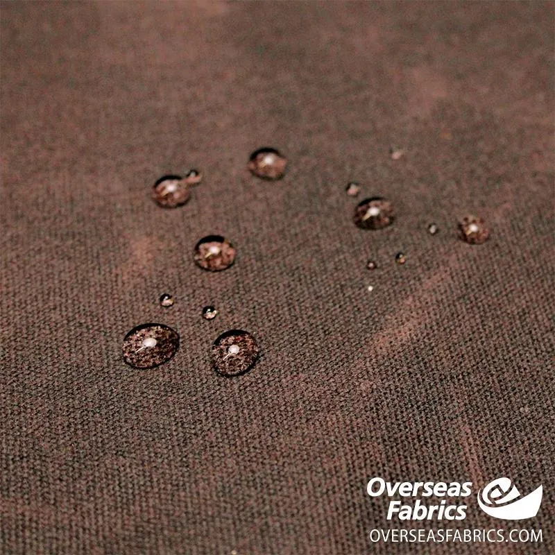 Waxed Canvas 60" (13.5oz) - Dark Brown