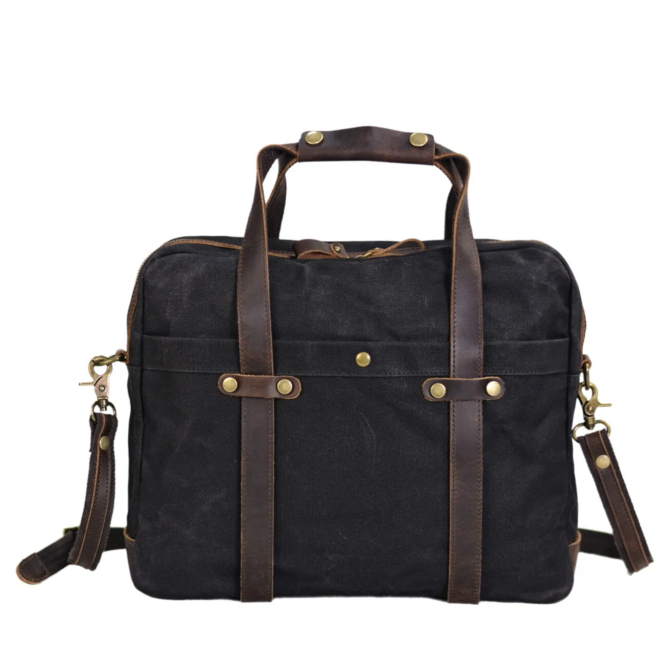 Waxed Canvas Briefcase | ANCHORAGE