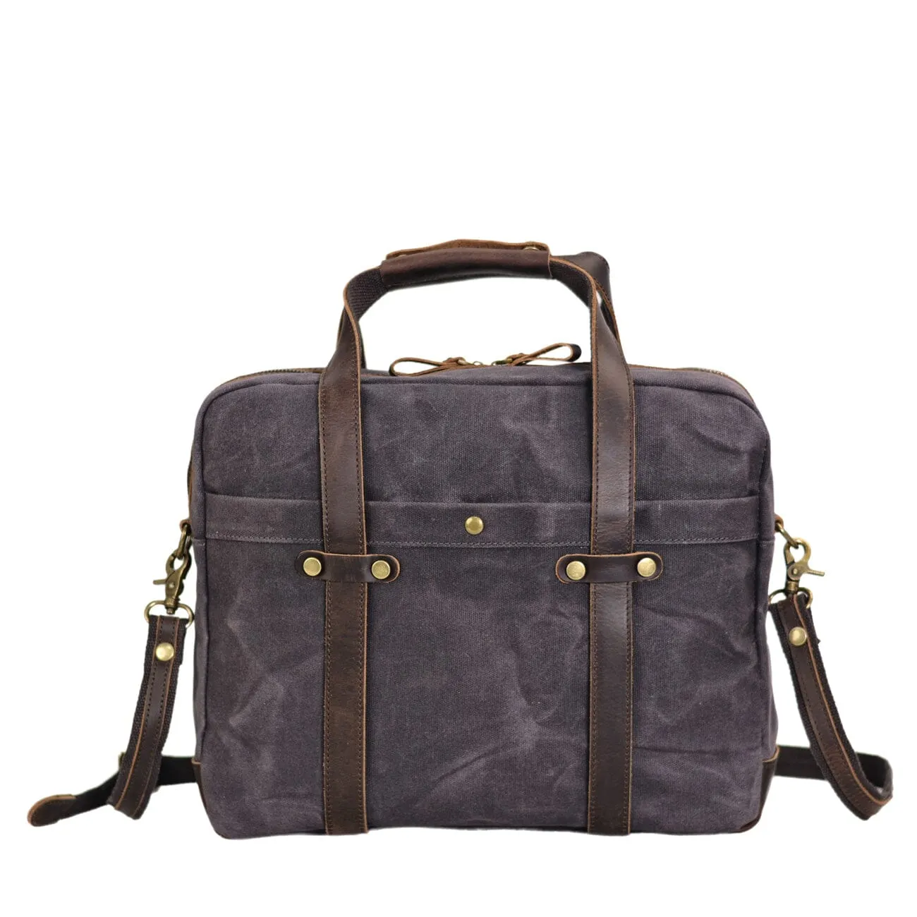 Waxed Canvas Briefcase | ANCHORAGE