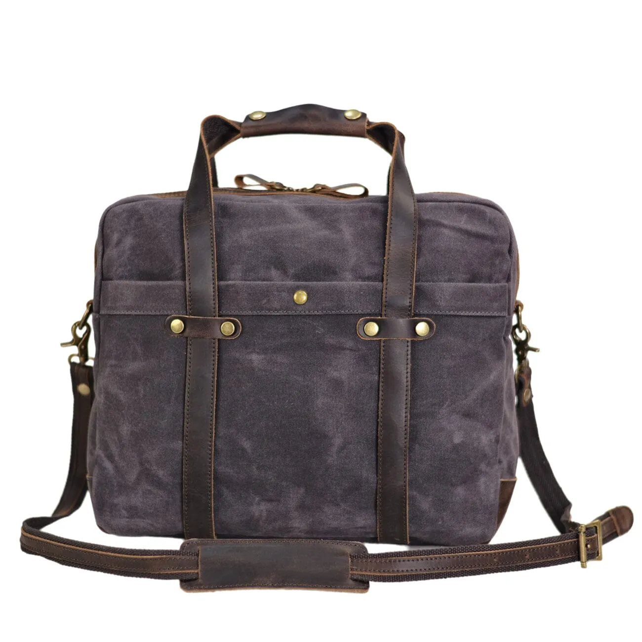 Waxed Canvas Briefcase | ANCHORAGE