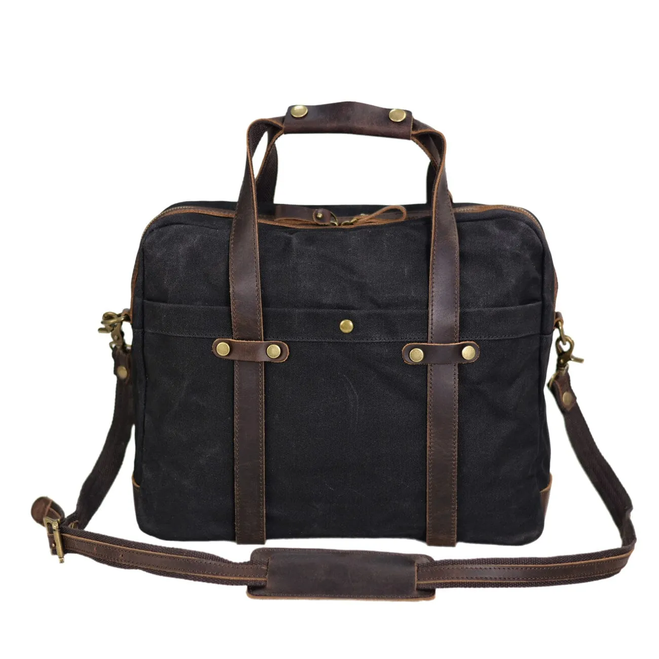 Waxed Canvas Briefcase | ANCHORAGE