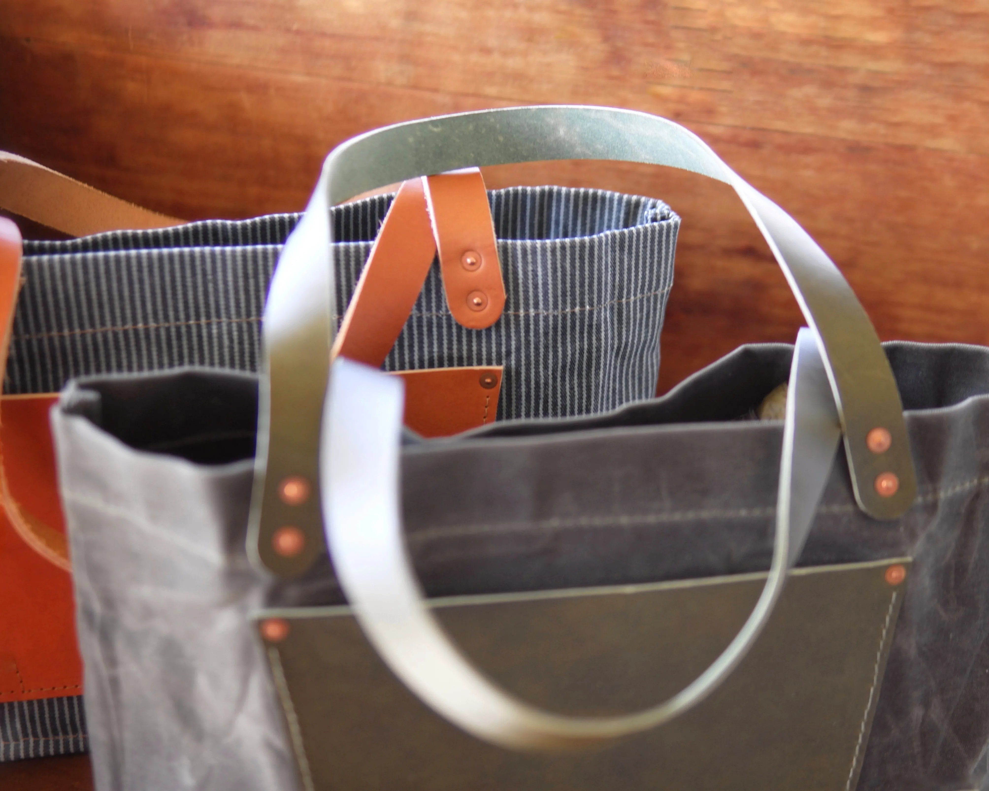 Waxed Canvas Tote