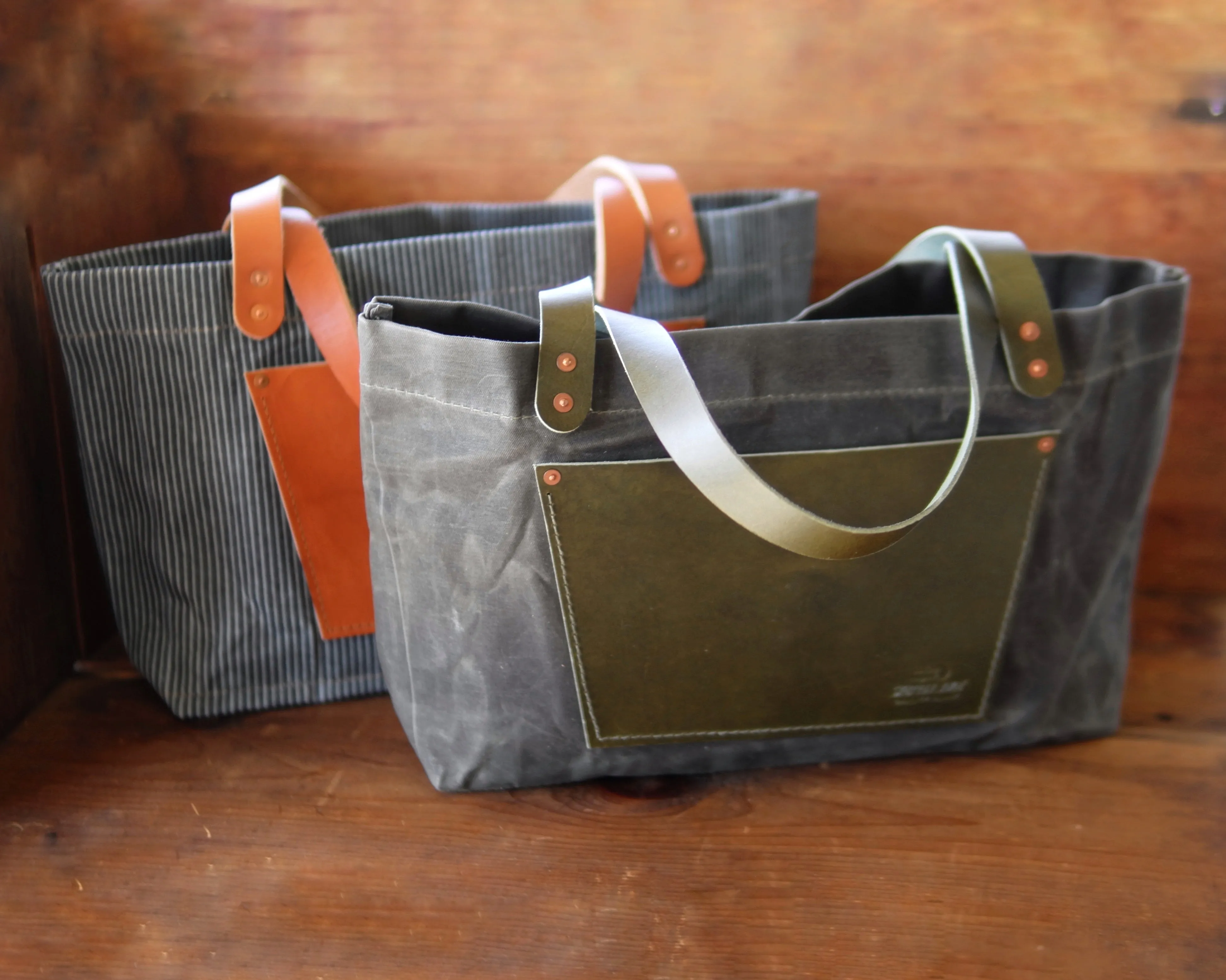 Waxed Canvas Tote