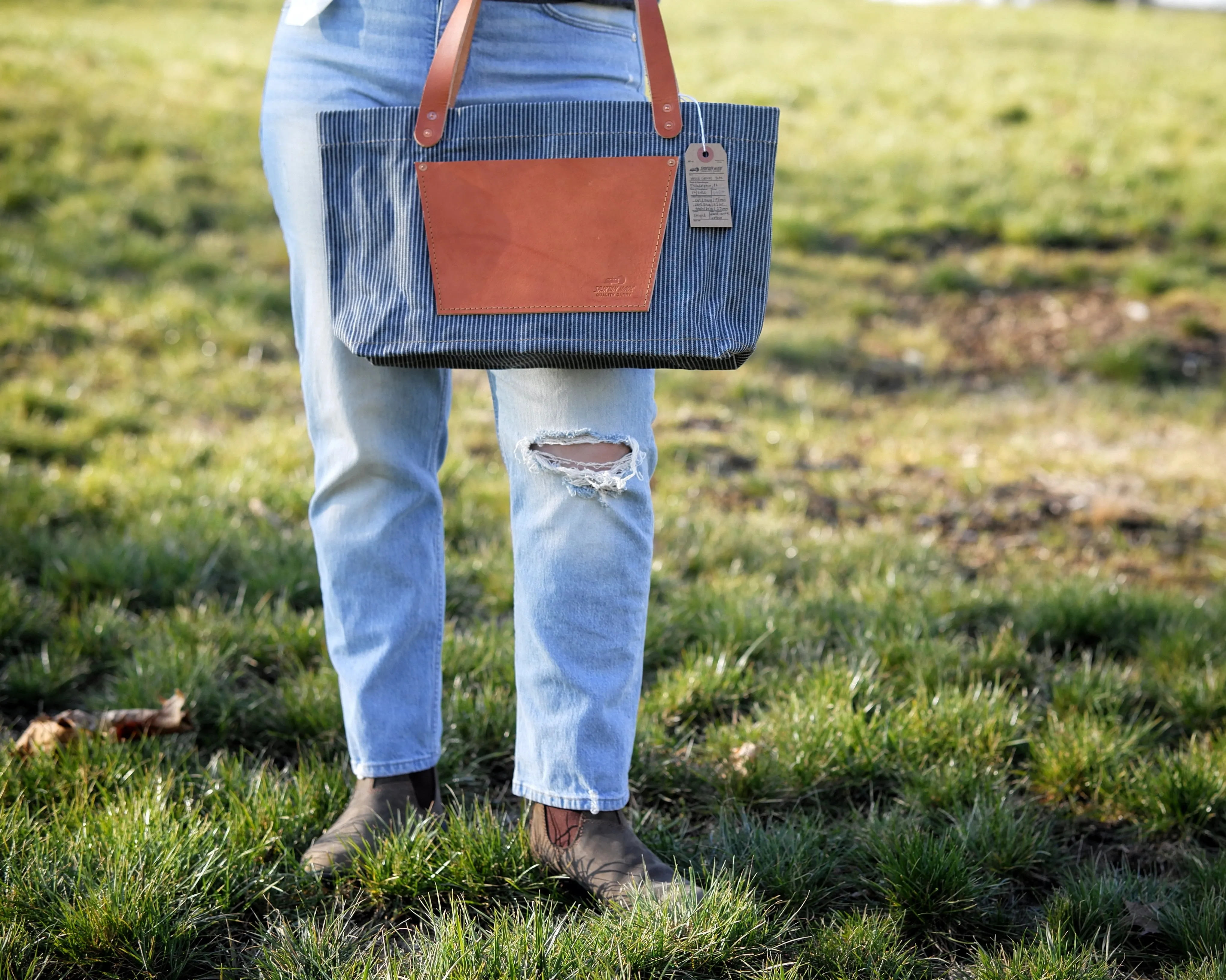Waxed Canvas Tote