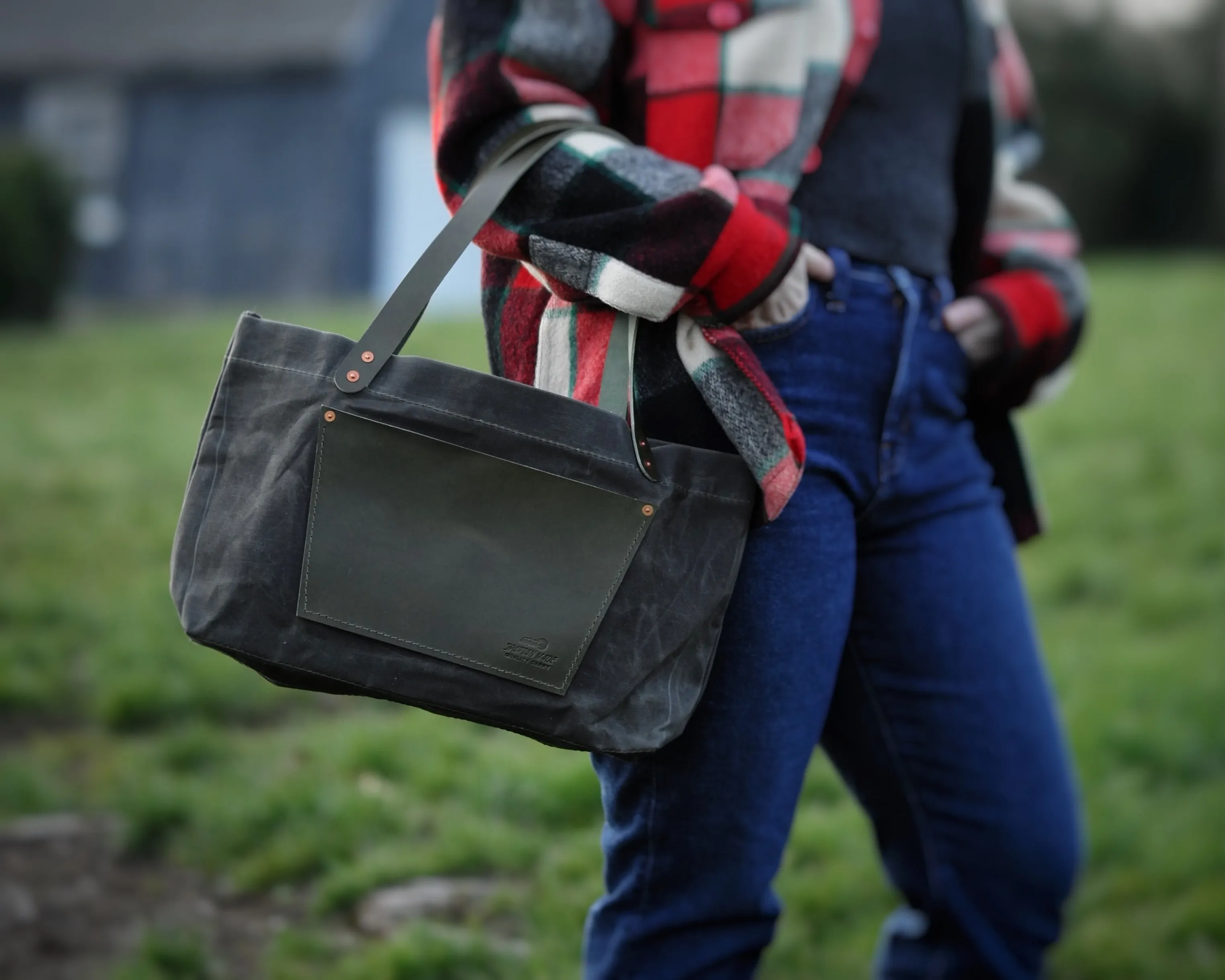 Waxed Canvas Tote
