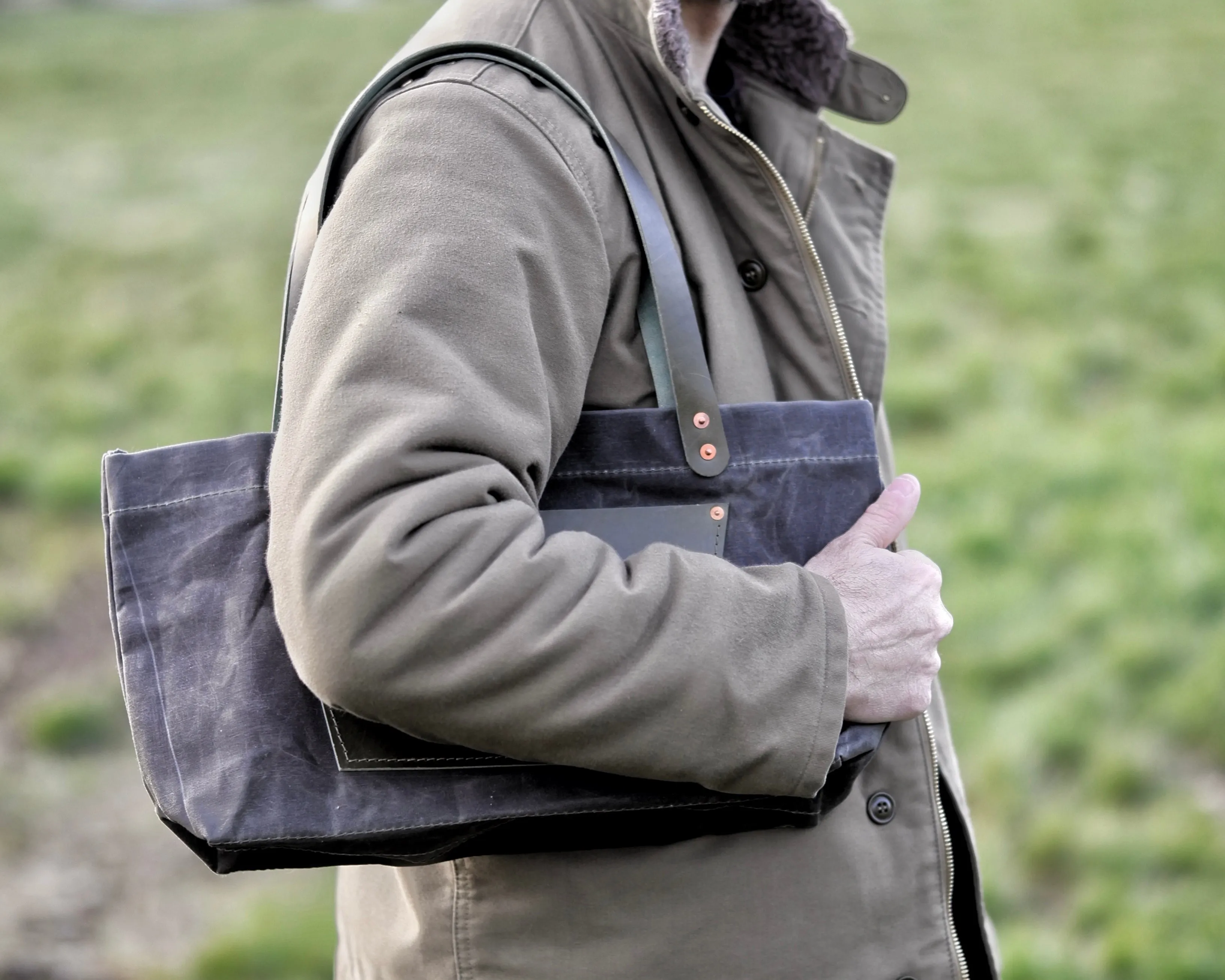 Waxed Canvas Tote