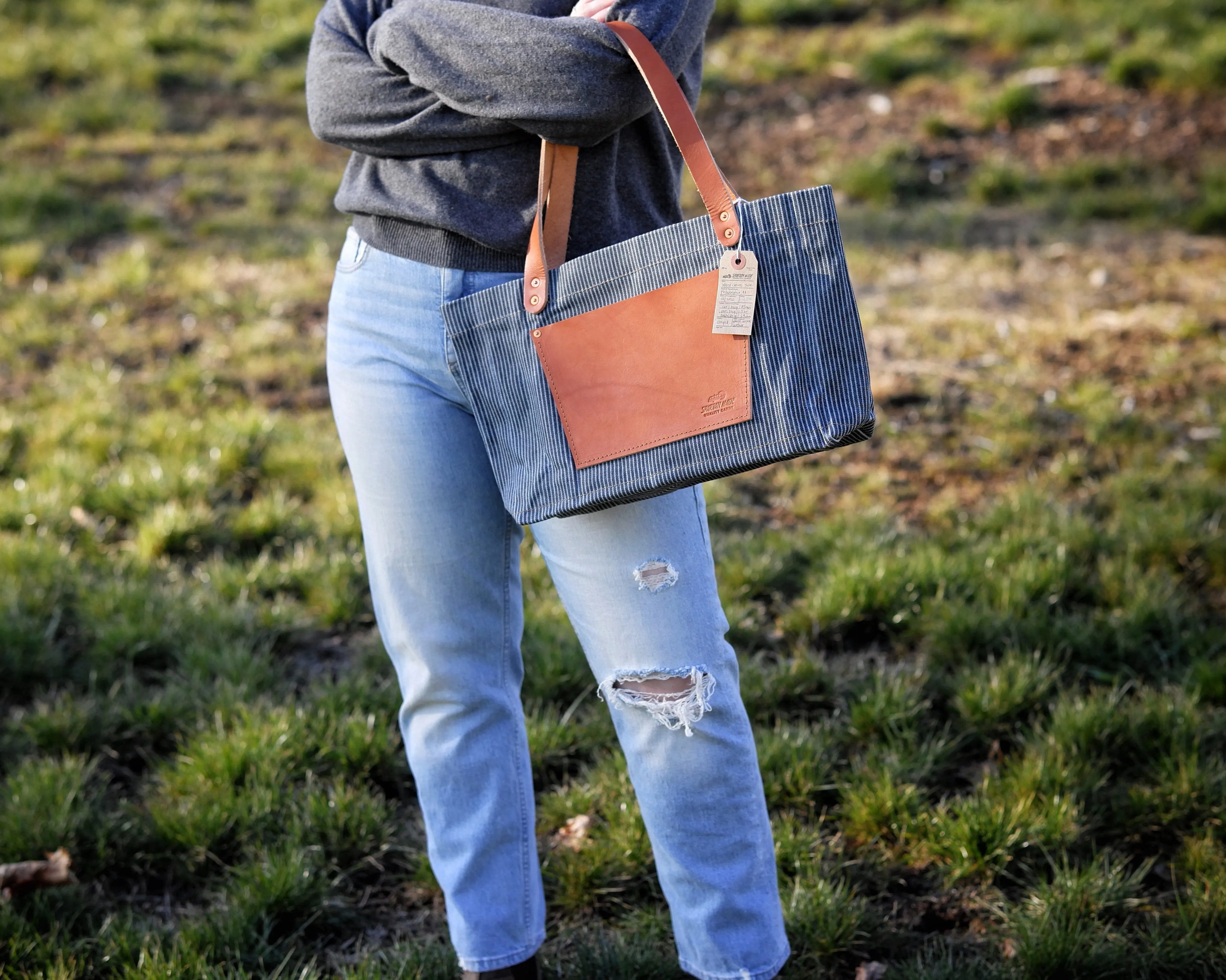 Waxed Canvas Tote