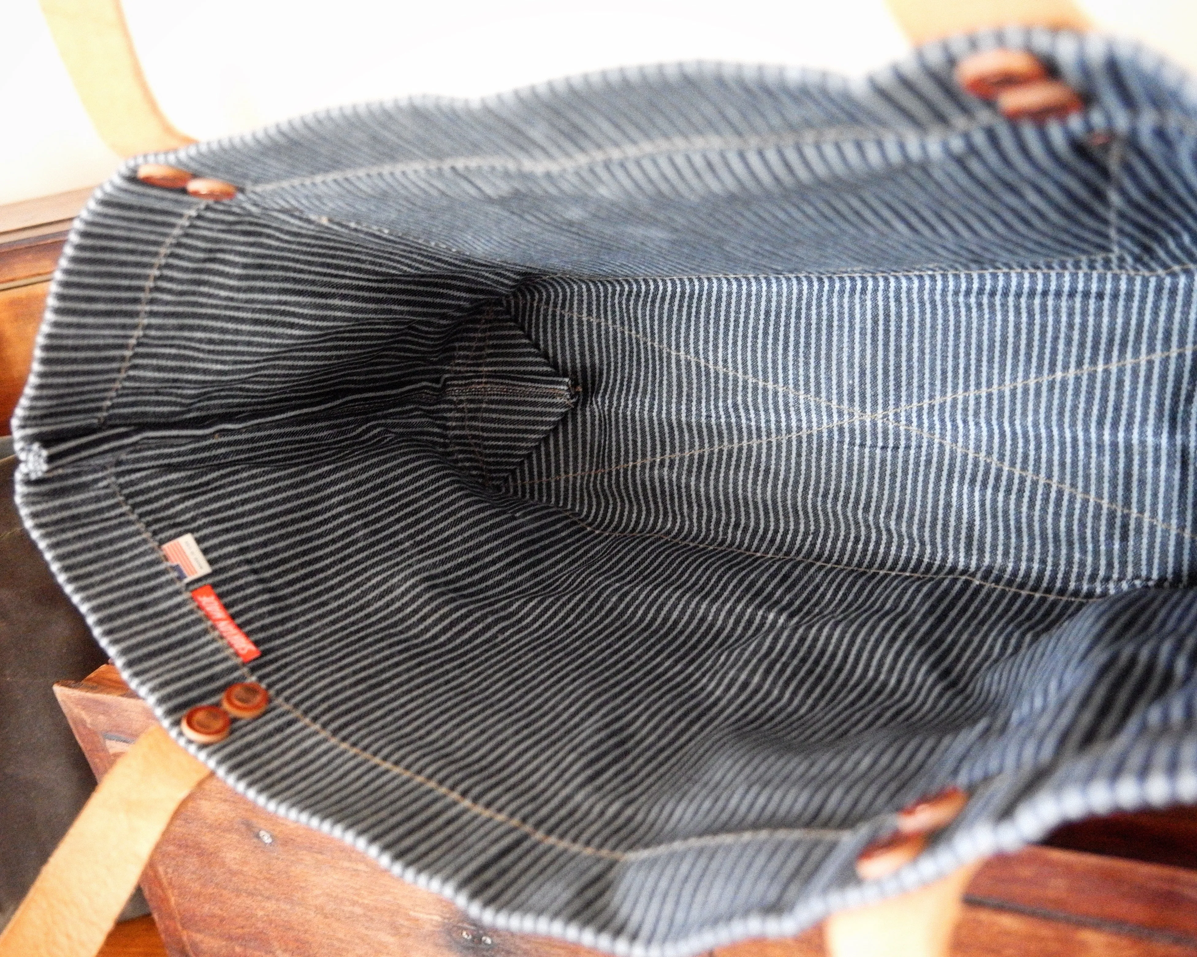 Waxed Canvas Tote