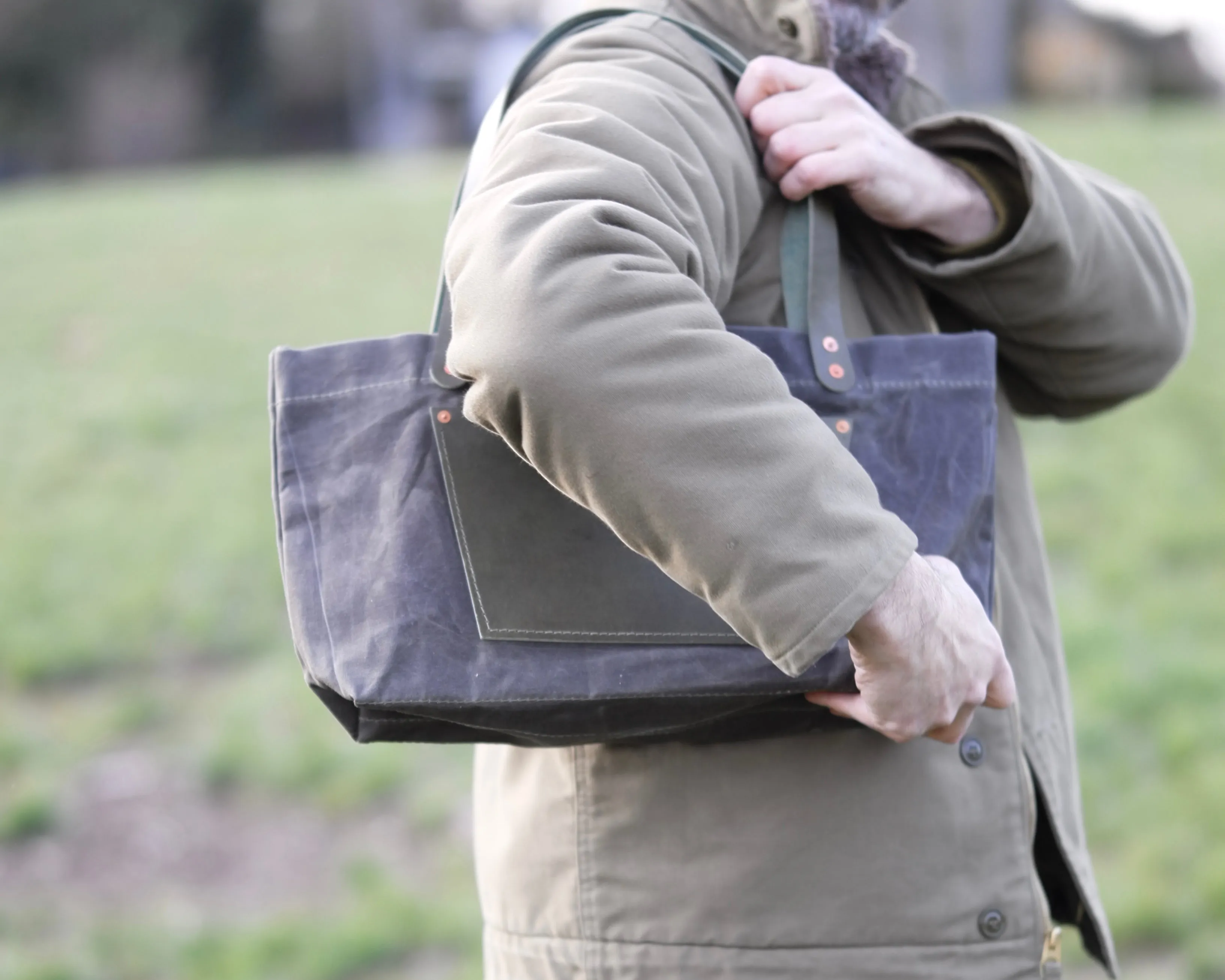 Waxed Canvas Tote
