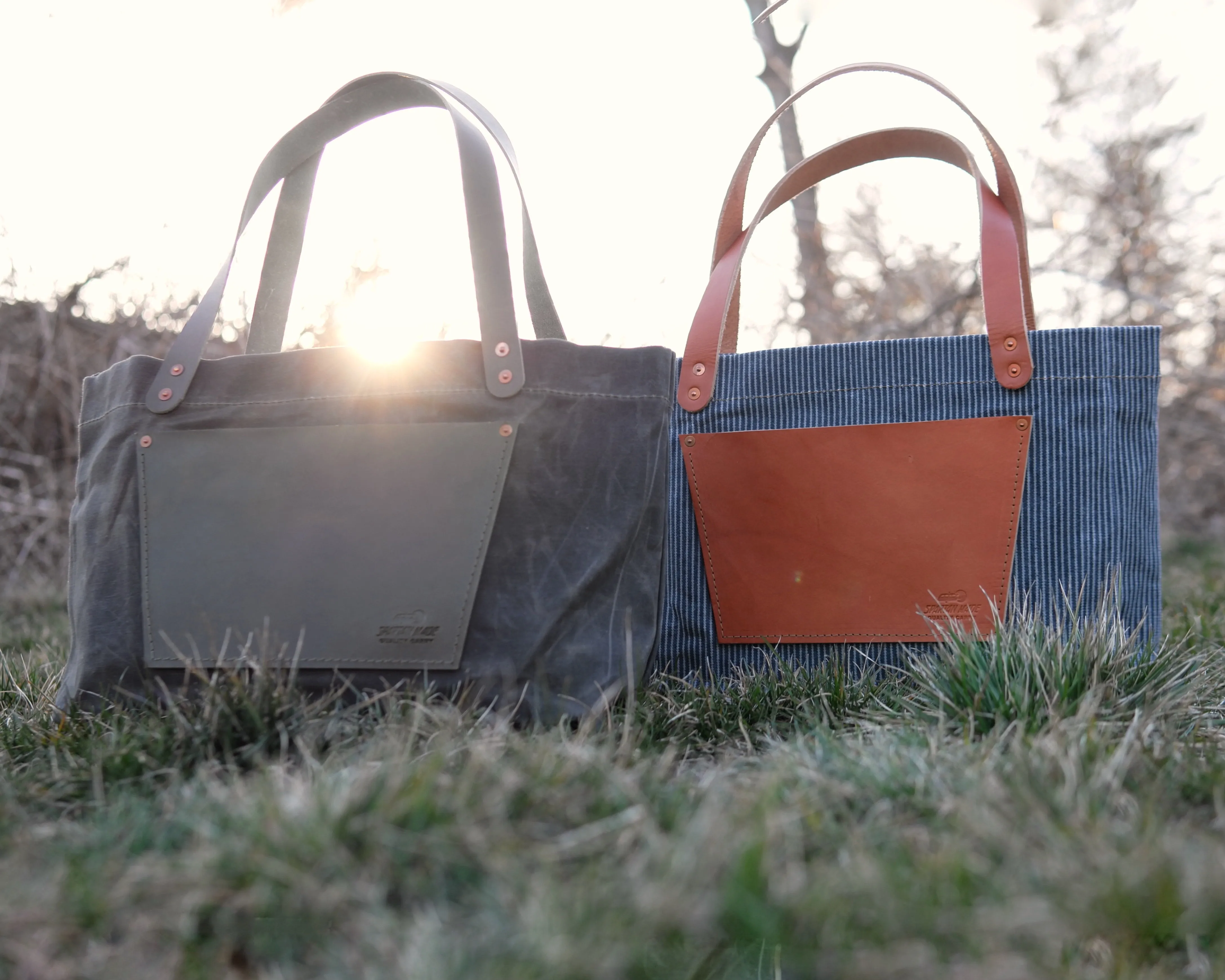 Waxed Canvas Tote