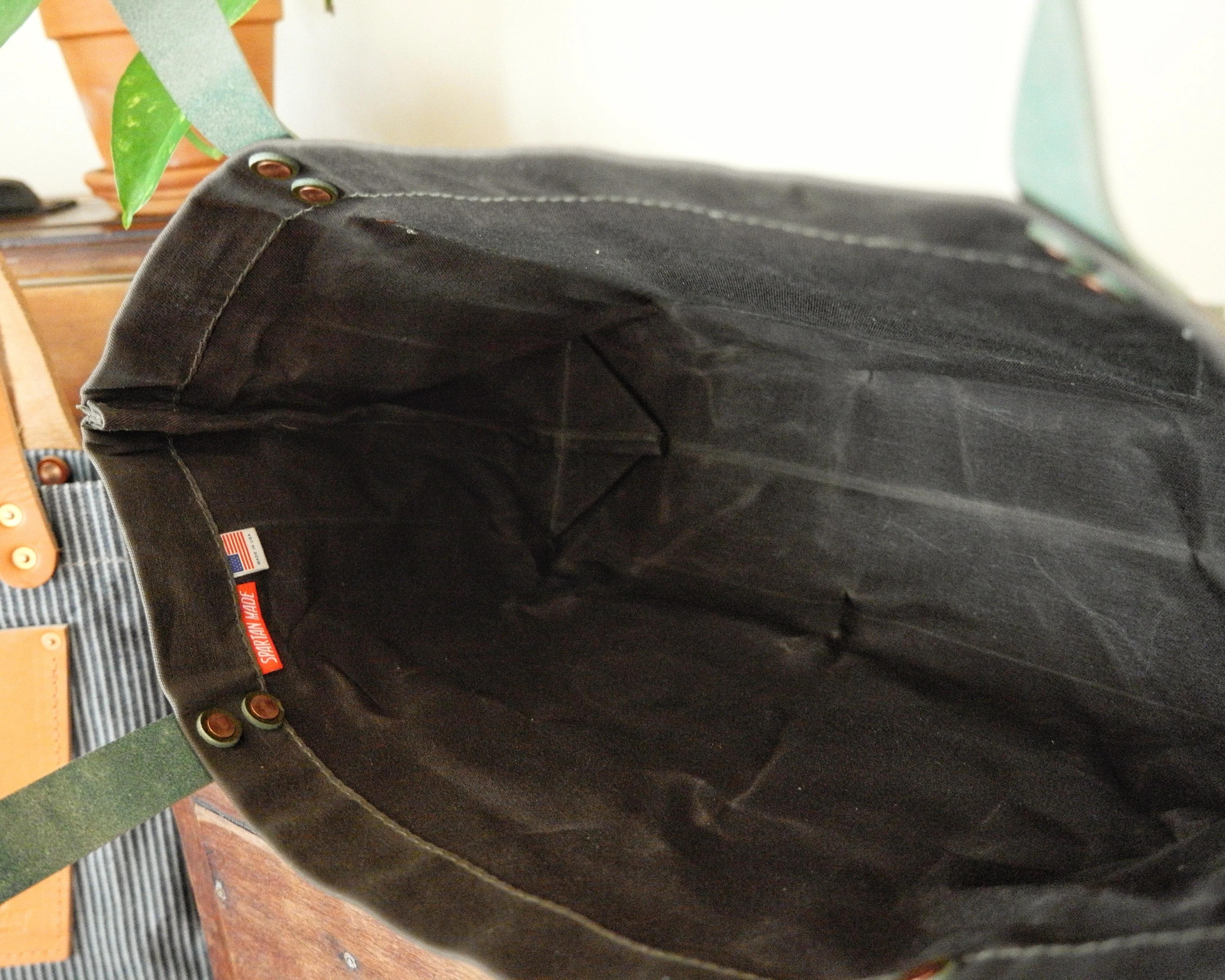 Waxed Canvas Tote