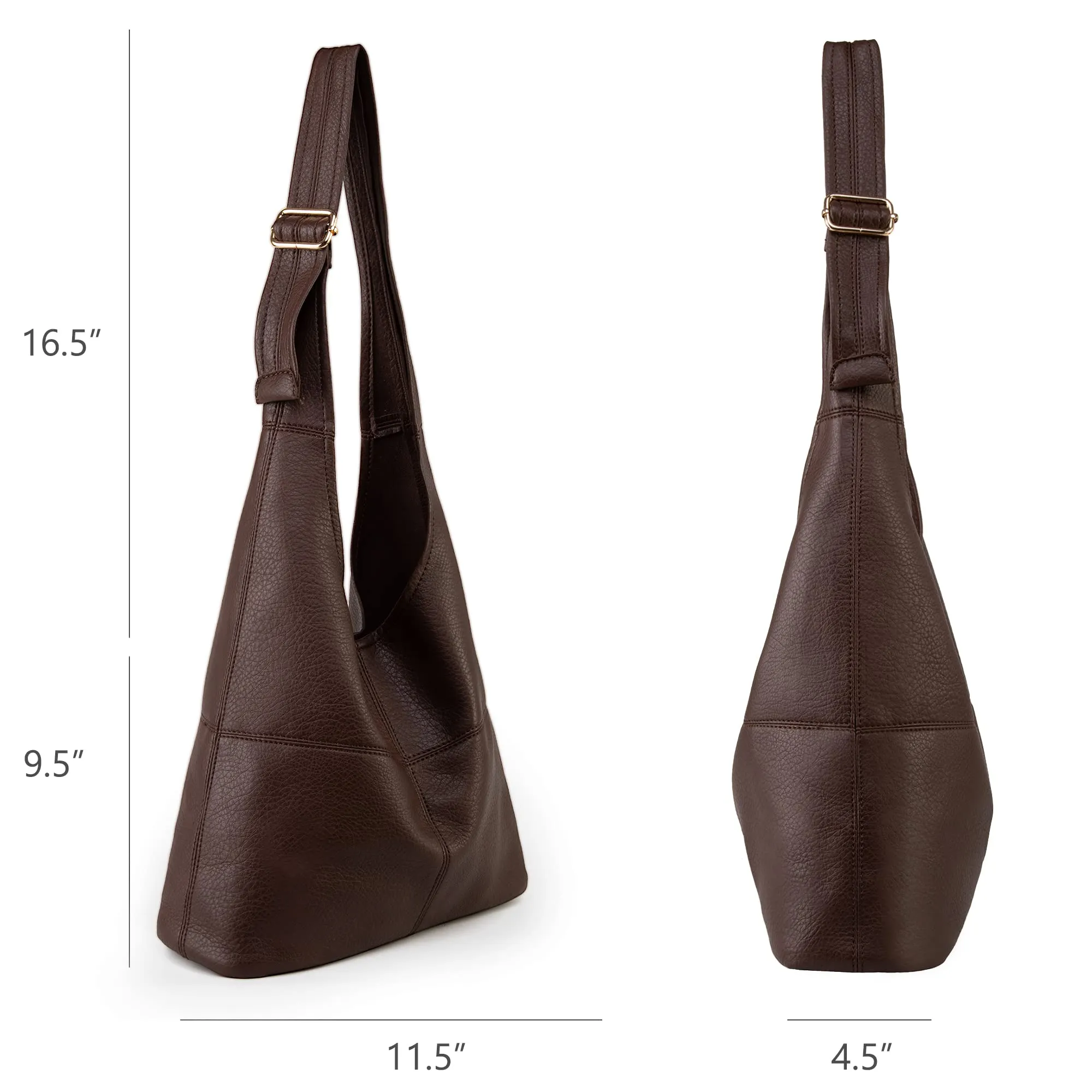 West Hobo Shoulder Bags with Coin Purse