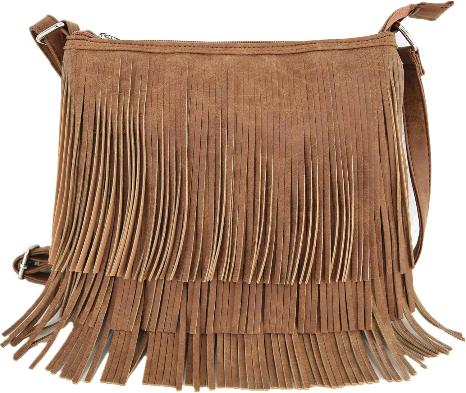 Western Cowgirl Style Fringe Cross Body Handbags Concealed Carry Purse Country Women Single Shoulder Bags
