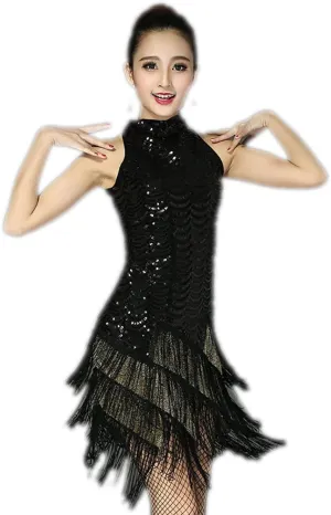 Whitewed Sequin Fringe Great Gatsby Flapper Dresses Halloween in The 1920's